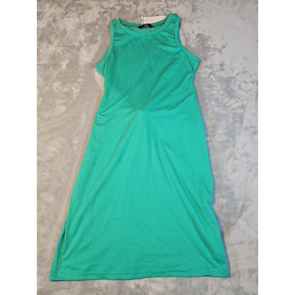 LILLUSORY women's Dress Pullover Sleeveless Size Medium Green 💚